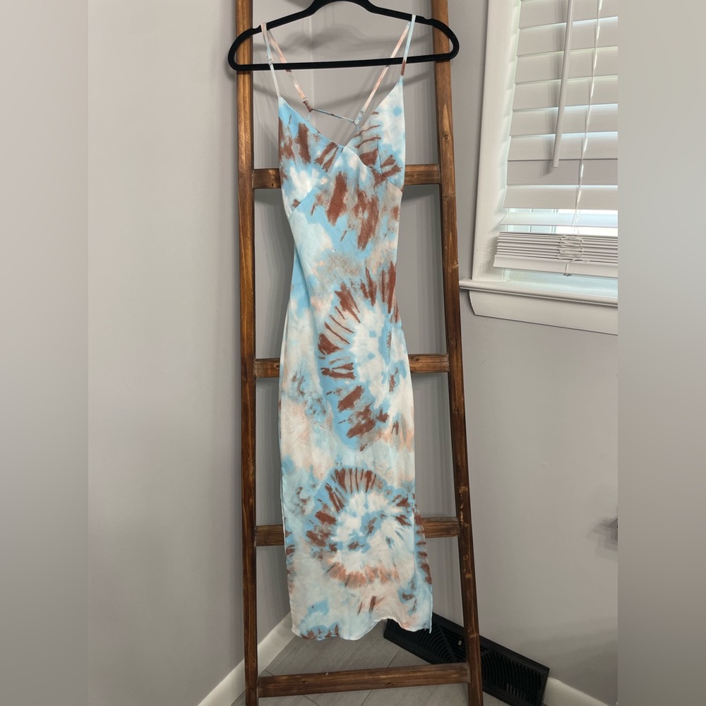 Boho Open Back Tie dye Style Rack Dress